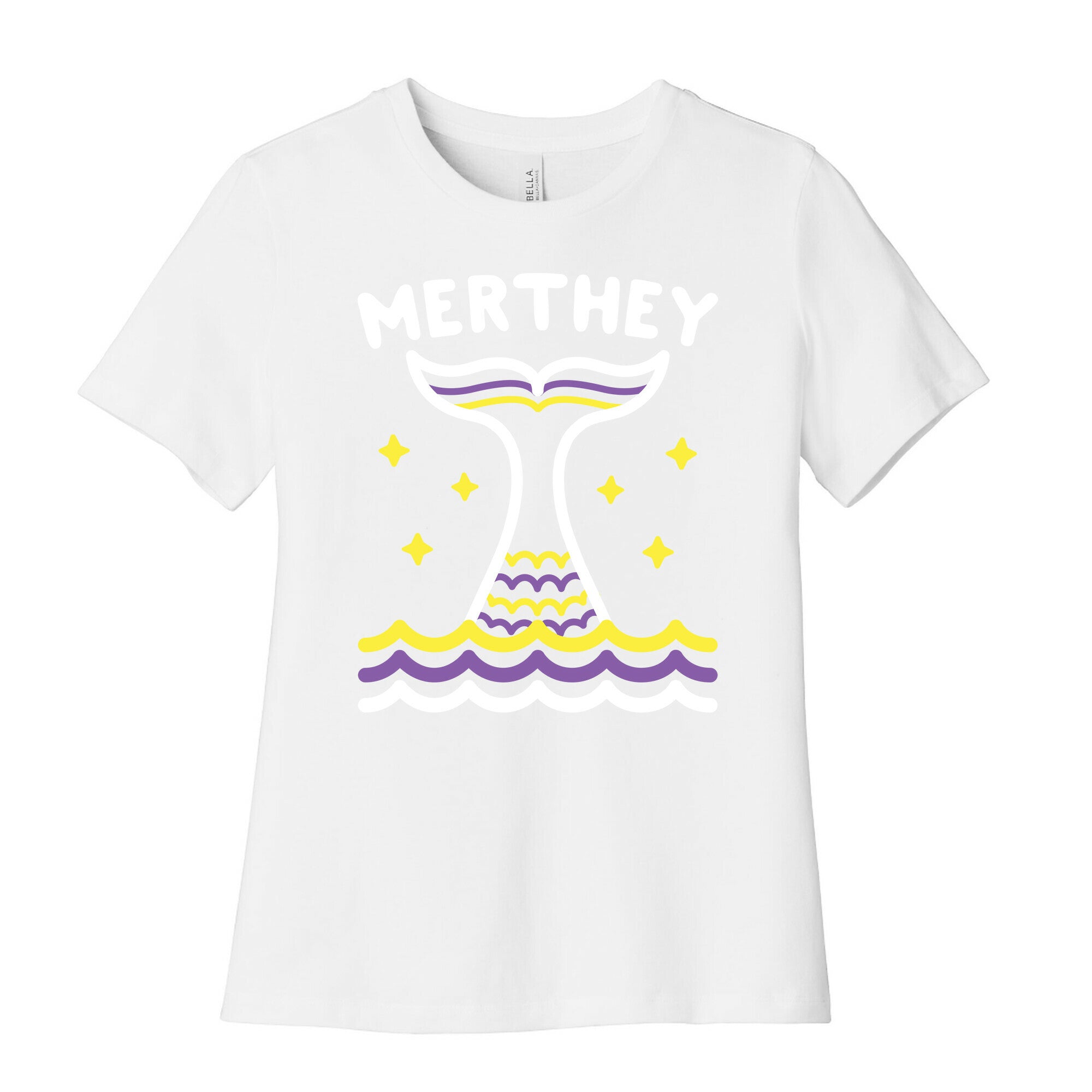 Merthey (Non-Binary Mermaid) Women's Cotton Tee
